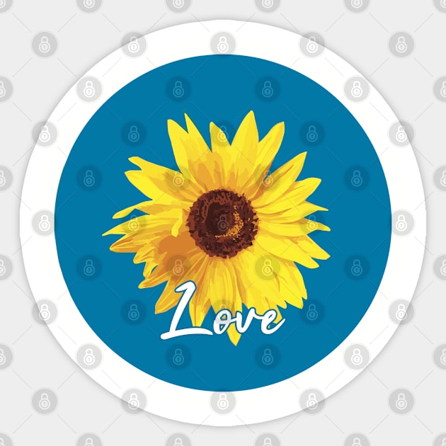 Sunflower Lover Sticker by lightbulbmcoc